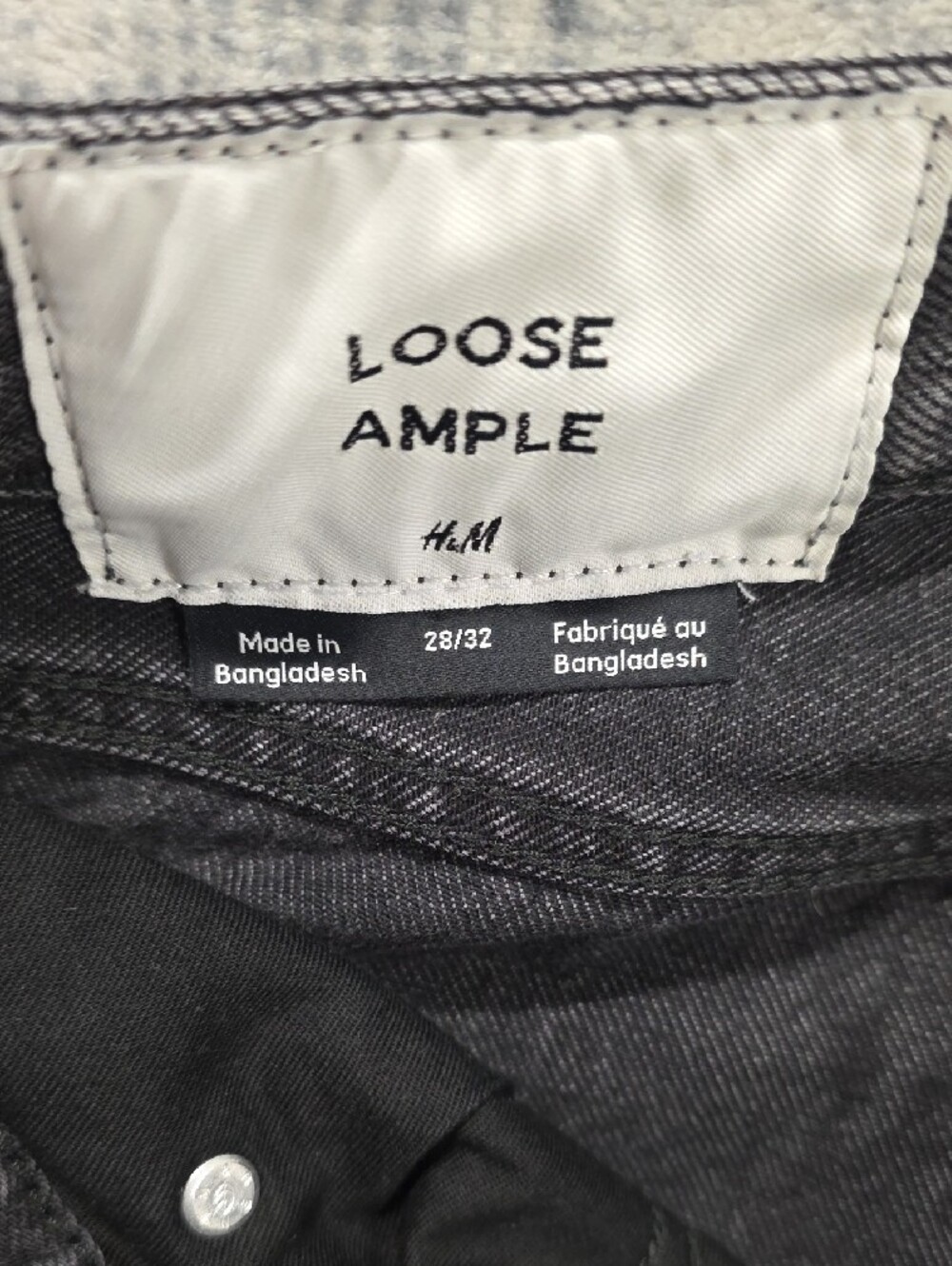 H&M Loose Fit Black Jeans - Picture 2 of 4